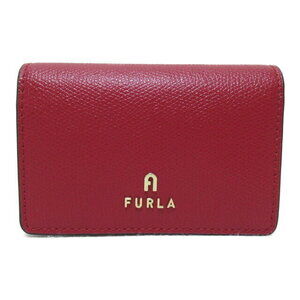 Furla Camellia Bifold Wallet Leather Red
